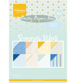 PK9179 Paperpad A4 - Summer vibes - Marianne Design