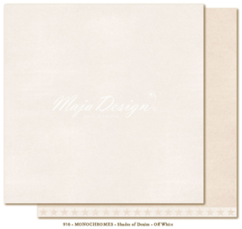 916 Scrappapier dubbelzijdig Monochromes - Denim and Friends - Maja Design
