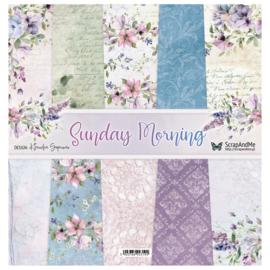 Paperpad 30,5x30,5cm Sunday Morning - Scrap and Me - PAKKETPOST!!!