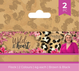 Wild at Heart Flock Brown & Black (2x4g) (SIG-WAH-FLOC)
