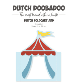 470.784.245 - Foldcard Art Circustent - Dutch Doobadoo