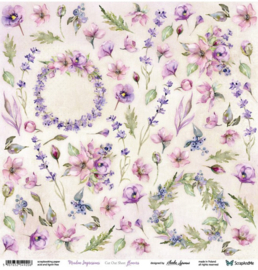 Scrap And Me - Knipvel Meadow Impressions Flowers - AS-14 - PAKKETPOST!