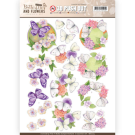 SB10219 Stansvel A4 - Classic Butterflies and Flowers - Jenine's Art