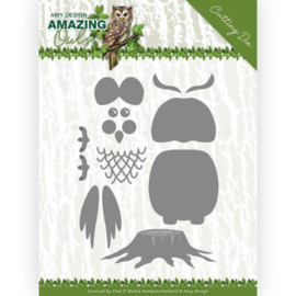 ADD10216 Snij- en embosmal  - Amazing Owls - Amy Design
