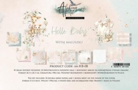 AA-HB-08 Alchemy of Art - Hello Baby - Paper Collection Set 20.3x20.3cm