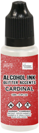 Alcohol ink - glitter accents - 12 ml - cardinal