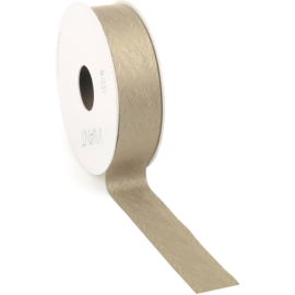Lint 25mm breed - Goud - per meter