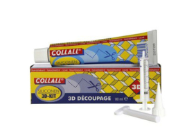 Collall 3D kit tube 80 ML - SET COL3D80MLSET + Accessoires - PAKKETPOST!