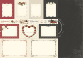 PD6811 Scrappapier dubbelzijdig - To My Valentine - Pion Design