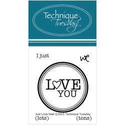 Love You - Clearstempel - Technique Tuesday