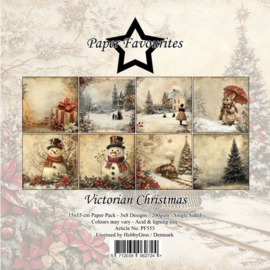 PF555 Paper Favourites 15x15 cm Victorian Christmas