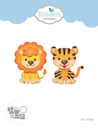 1617 Lion / Tiger - Elizabeth Craft Design