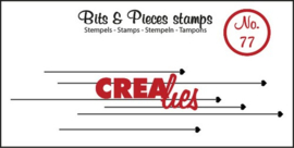 Bits & Pieces Clearstempel no. 77 - Crealies