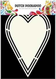 470.713.153 Dutch Doobadoo Dutch Shape Art label hart A5