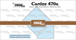CLCZ470a Crealies - Cardzz stansen - no. 470a (Tussenlaagjes voor CLCZ470)