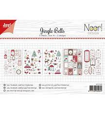 6011-0429 Paperset A4 Jingle Bells Kerst - Joy Crafts