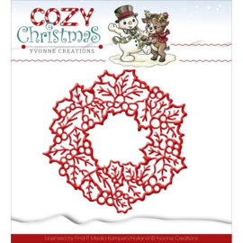 YCD10035 Snij- en embosmal - Cozy Christmas - Yvonne Creations