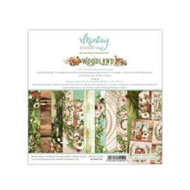 Mintay Papers - Woodland -  Paperpad 15x15 - MT-WOO-08