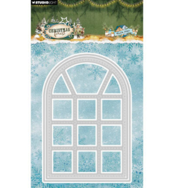 SL-CF-CD1112 - StudioLight Stansmallen – Window Shape Christmas Forest nr. 1112