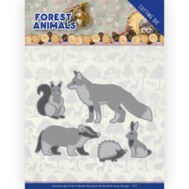 ADD10234 Snij- en embosmal - Forest Animals - Amy Design