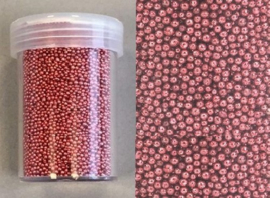 Mini parels zonder gat 0.8-1.0mm 22 gram - Koraal