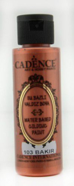 103  Cadence - Gilding Metallic acrylverf - Koper - PAKKETPOST!!!