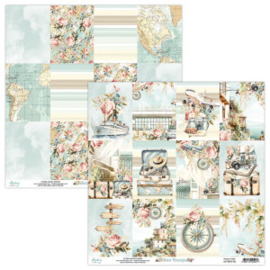 06 Mintay - Bon Voyage - 12x12 Inch Elements Paper
