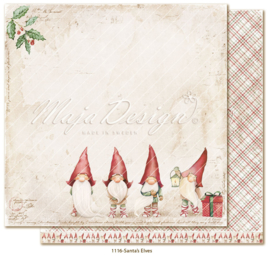 1116 Scrappapier dubbelzijdig - Traditonal Christmas - Maja Design
