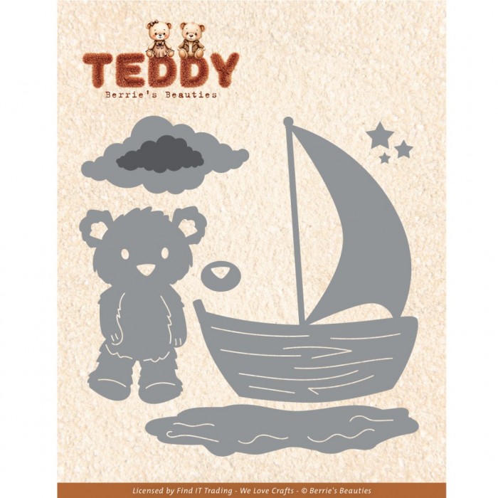 BBD10043 Dies - Berries Beauties - Teddy - Teddy and the Boat