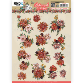 CD11909 3D Cutting Sheets - Amy Design - Botanical Garden - Colorful Flowers