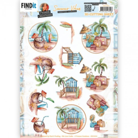 3D Cutting Sheet - Yvonne Creations - Summer Vibes - beach