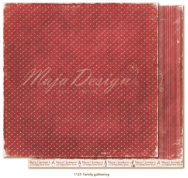 1121 Scrappapier dubbelzijdig - Traditonal Christmas - Maja Design