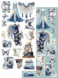 Art Alchemy - Extra's to Cut Out set - In Frosty Colors - Wedding Day