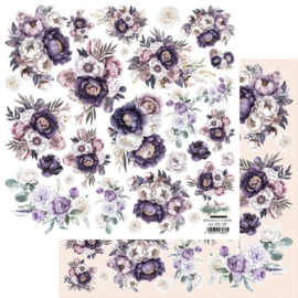AA-IPC-09 Alchemy of Art - In Purple Color - Extra's to Cut Sheet 30.5x30.5 cm - PAKKETPOST!!