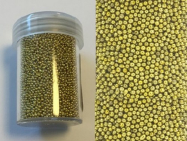 Mini parels zonder gat 0.8-1.0mm 22 gram - Goud