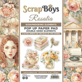 ScrapBoys - POP UP Paperpad - Rosalia ROSA-11