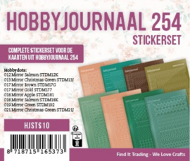HJSTS10 Stickerset Hobbyjournaal 254