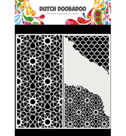 470.784.004 - Mask Art Slimline Cracked Patterns - Dutch Doobadoo