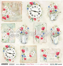 Scrap And Me - Knipvel Summer Meadow plaatjes - PAKKETPOST!