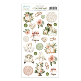6 x 12 Paper Stickers - The Wedding Day - Elements
