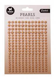 SL-ES-PEARL13 - Self Adhesive - 3 Sizes - Round - Copper