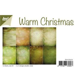 6011/0510 Paperbloc A4 a 12 vel - Warm Christmas - Joy Crafts