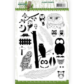 ADCS10070 Clearstempel - Amazing Owls - Amy Design