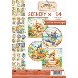 BBPOS10014 Push-Out Book Scenery 14
