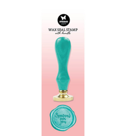 SL-ES-WAX11 - Wax Stamp with handle Turquoise Speciaal voor jou Essentials Tools nr.11