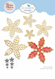 2152 Elizabeth Craft Design - Joyous Christmas Collection - Cutting Dies Lace Flowers