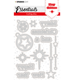 SL-ES-CD119 - SL Cutting Die Christmas Merry Christmas ENG 2 Essentials nr.119