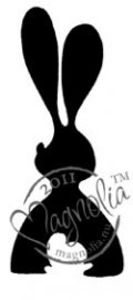 nr. 515 Small black Rabbit - Butterfly Dreams Collection 2011 - Magnolia stempel