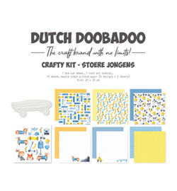 473.005.046 - Crafty Kit Stoere jongens - Dutch Doobadoo