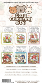 FITCCS10004 Findit Color - Cozy Colouring Cards Set - Happy Gnomes